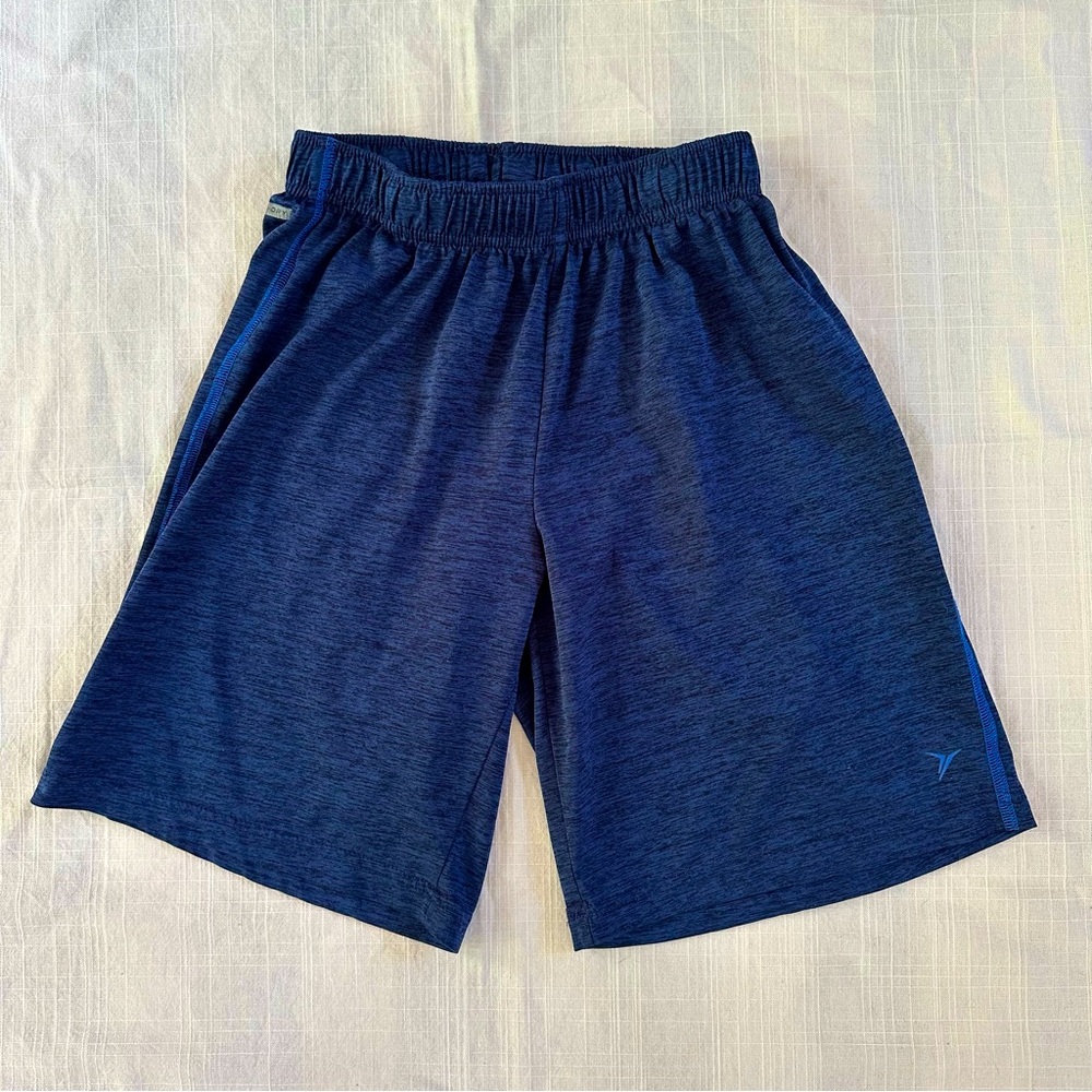 Old Navy Boys Active Drawstring Shorts Sz L (10-12) Blue